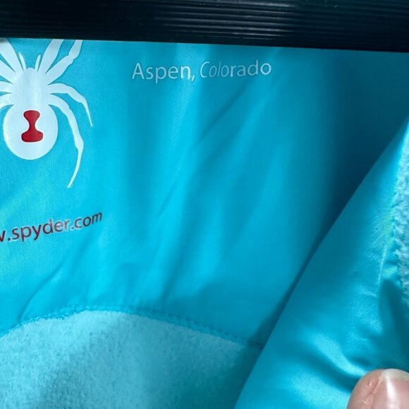 Spyder Vest Womens XL Blue Full Zip Chris Davenport Nylon Shell Puffer Jacket - Picture 7 of 13